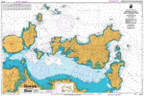howick coastguard tamaki strait chart