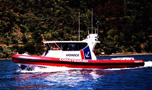 howick rescue vessel sea trials picton