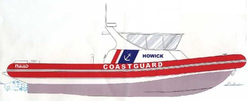 artists impression of howick rescue 1