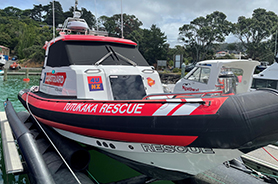 New Lotto-funded rescue boat just the ticket for Coastguard Tutukaka
